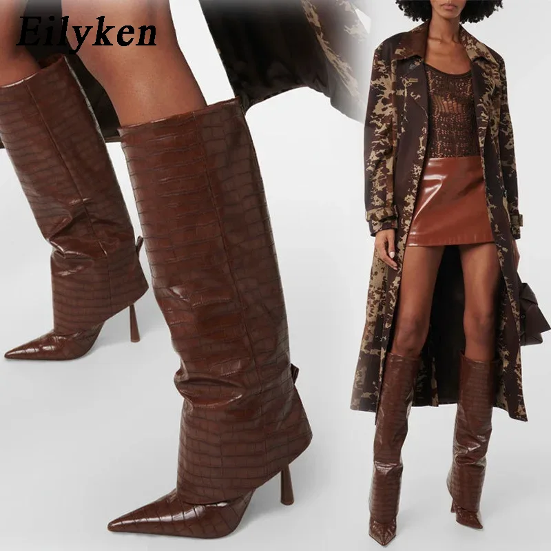 Women'S Fashion Knee High Boots - Eilyken 2027 Stivali Alti da Donna