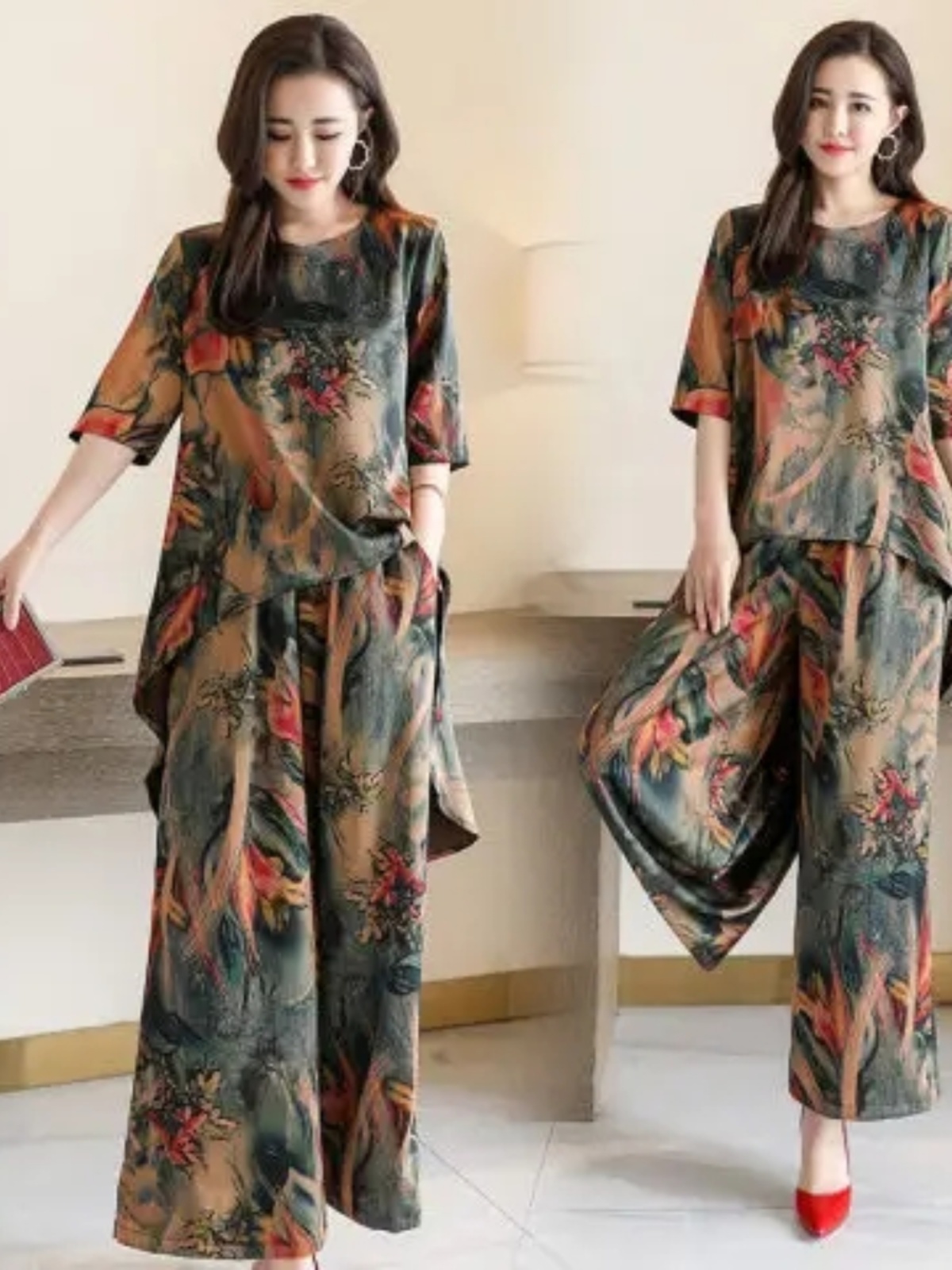 Women Fashion Over The Years - Completo da due pezzi per donna,