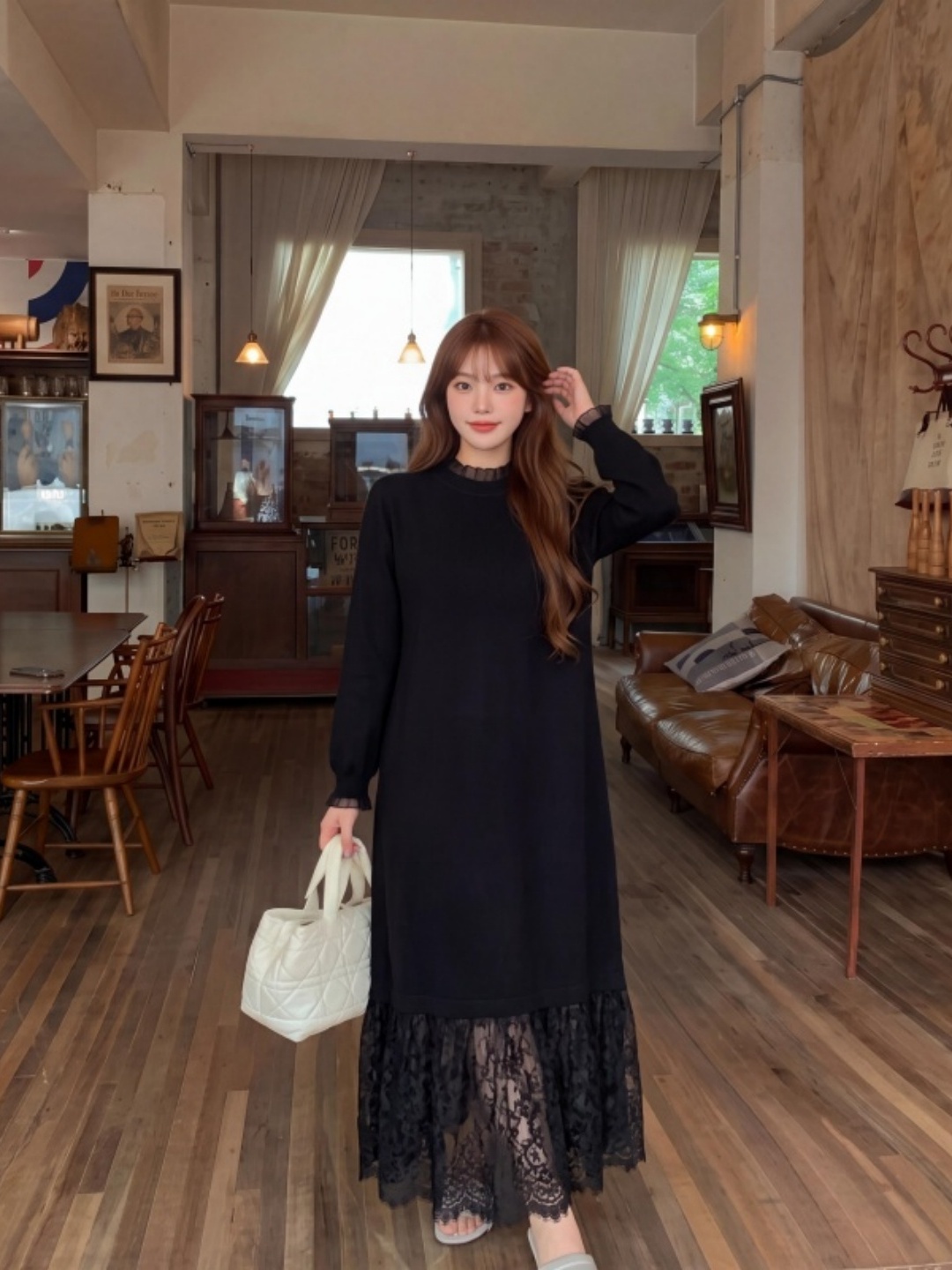 Abito in maglia con orlo in pi - Women Fashion Over The Years recensione e prezzo